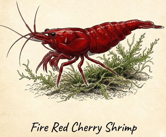 Fire Red Cherry Shrimp